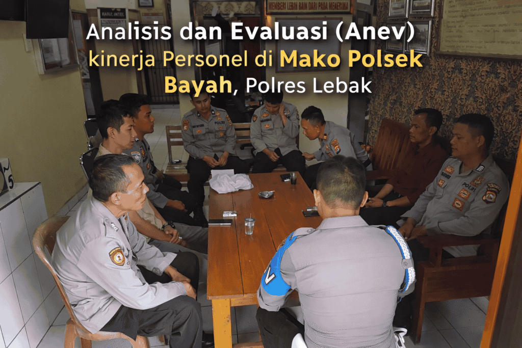 Diskusi Anev Polsek Bayah
