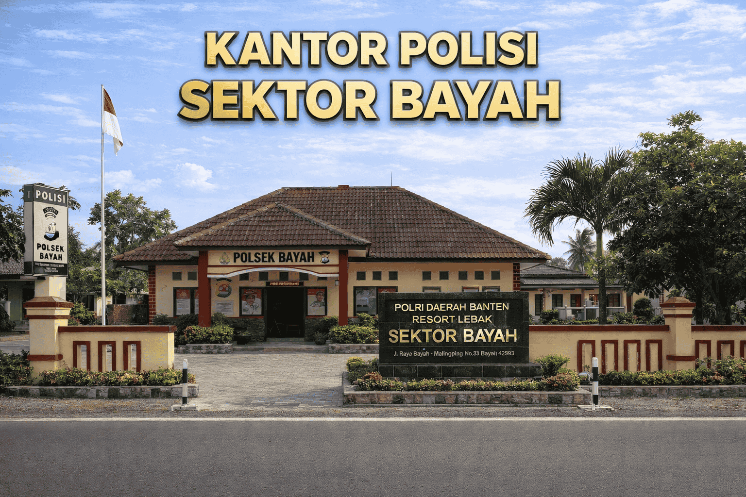 Kantor Polisi Sektor Bayah Lebak Banten