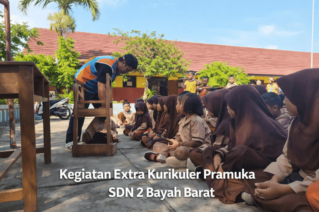 Kegiatan pramuka sdn 2 bayah barat lebak banten