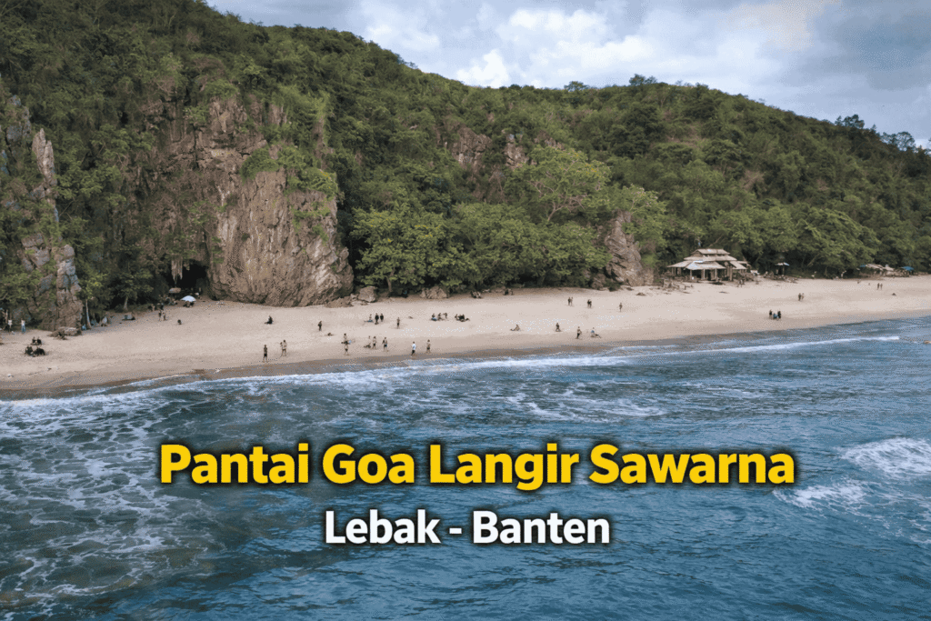 Pantai Goa Langir Sawarna Bayah Lebak - Banten
