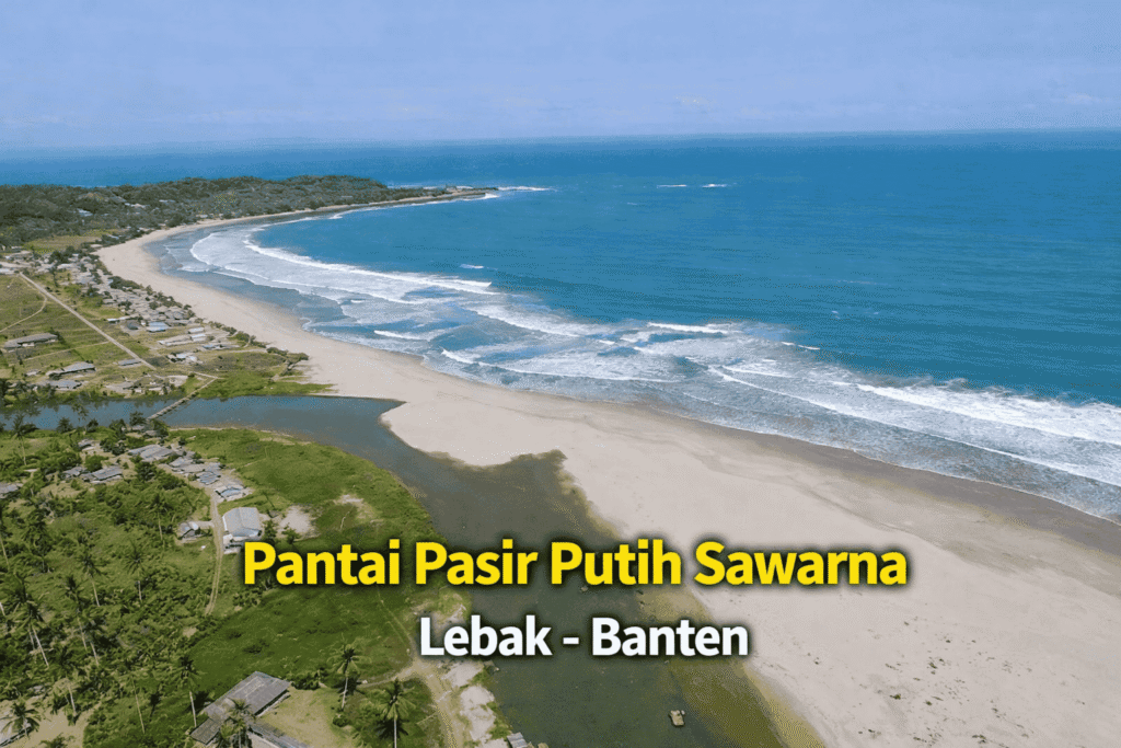 Pantai Pasir Putih Sawarna Sawarna Bayah Lebak - Banten