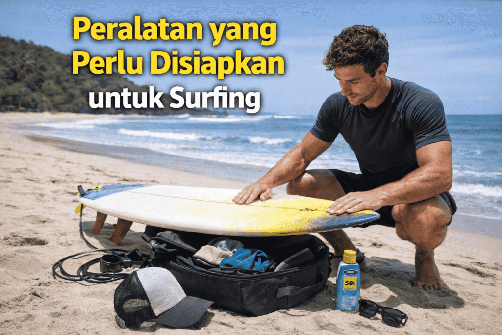 Peralatan yang Perlu Disiapkan untuk Surfing
