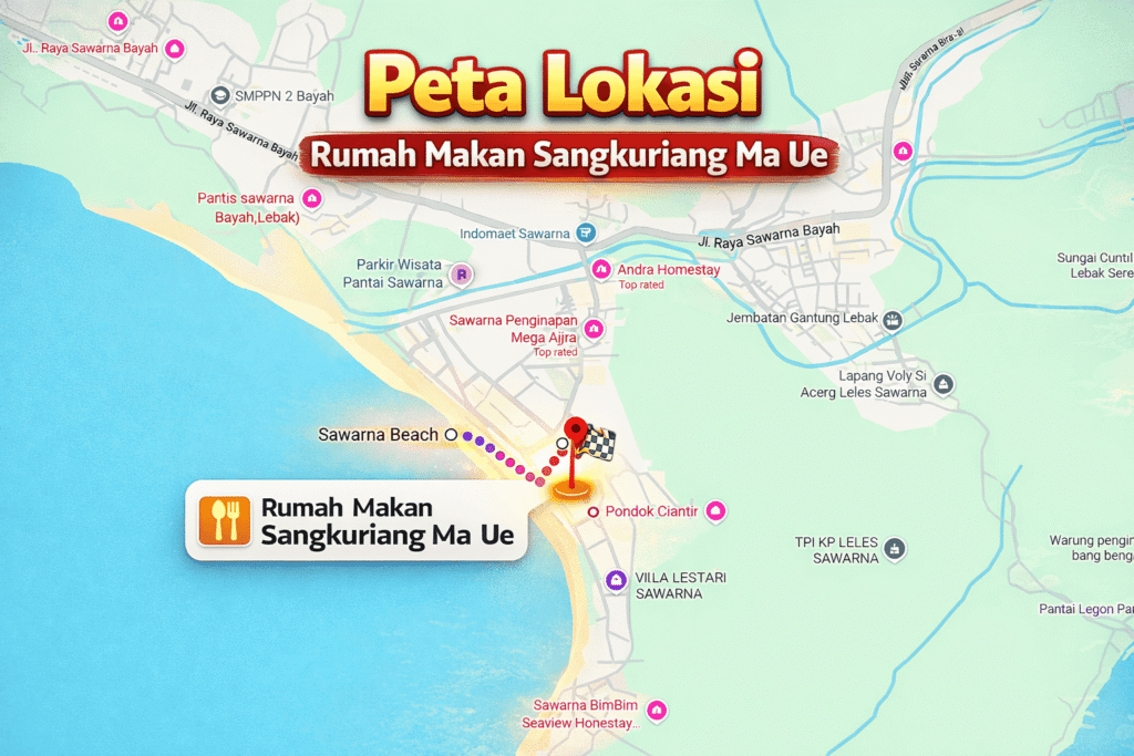 Peta Lokasi Rumah Makan Sangkuriang Ma Ue
