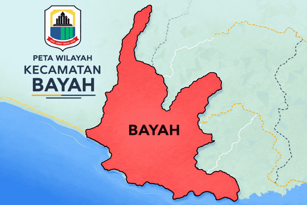 Peta Wilayah Kecamatan Bayah
