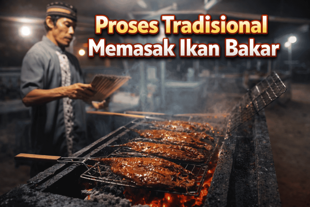 Proses Tradiosional Memasak Ikan Bakar