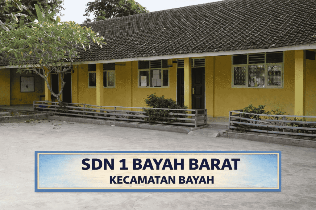 Ruangan Kelas SDN 1 Bayah Barat