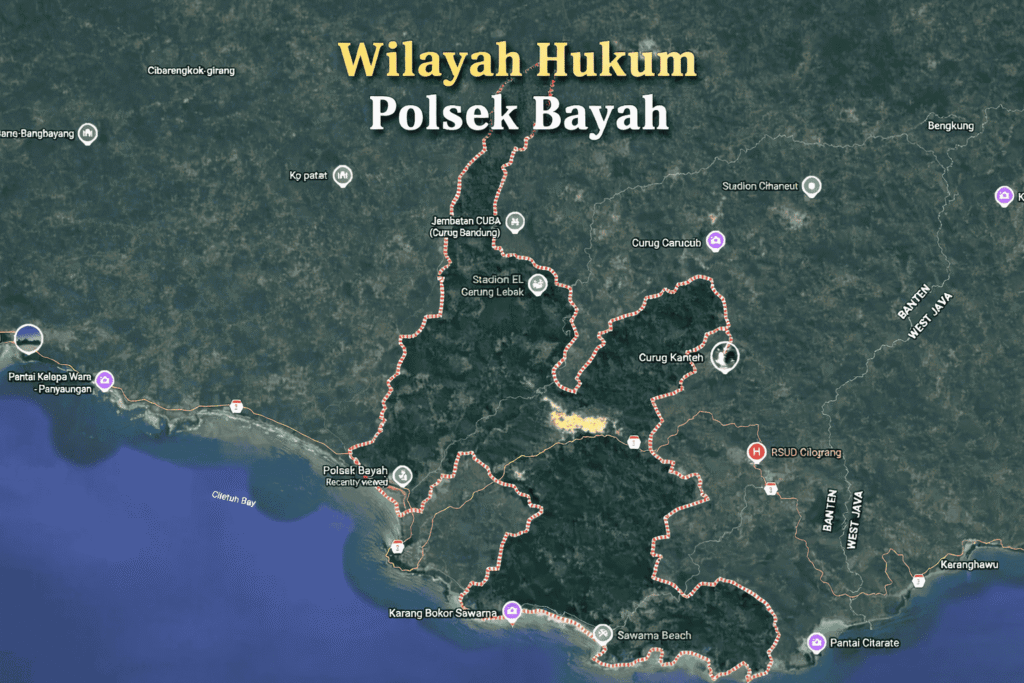 Wilayah Hukum Polsek Bayah