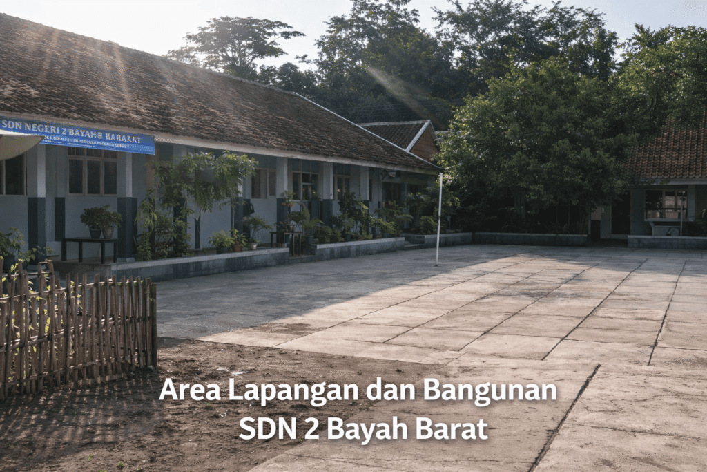 area lapangan dan bangunan sdn 2 bayah barat lebak banten