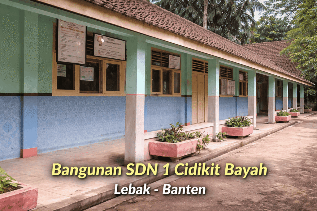 Bangunan SDN 1 Cidikit Bayah