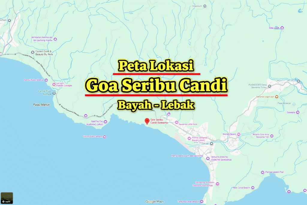 Peta Lokasi Goa Seribu Candi