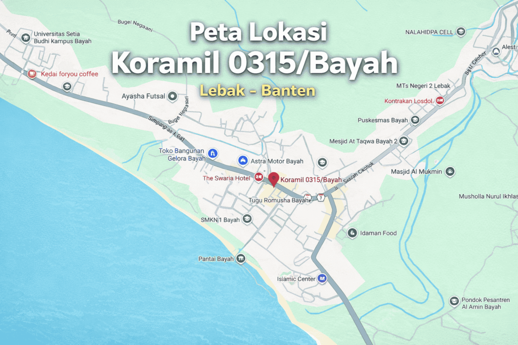 Peta Lokasi Koramil 0315_Bayah