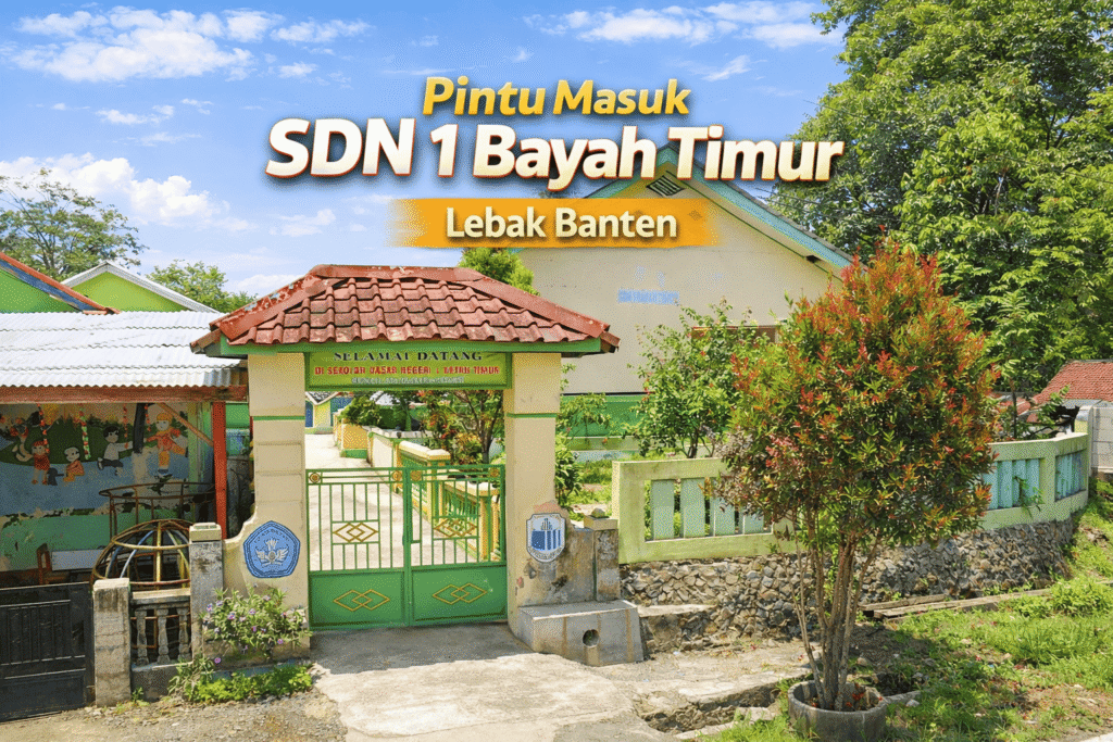 pintu masuk sdn 1 bayah timur lebak banten